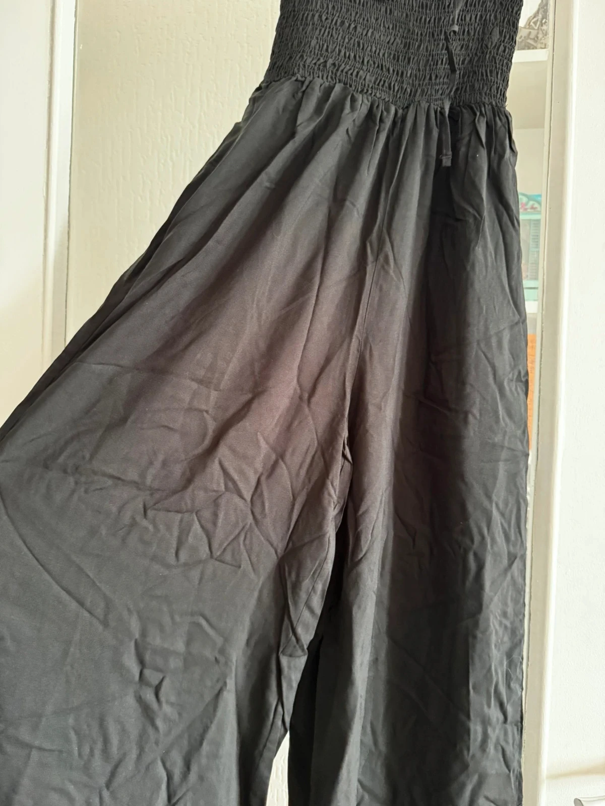 Lange en lichte zwarte jumpsuit maat XS Jennyfer – photo 4
